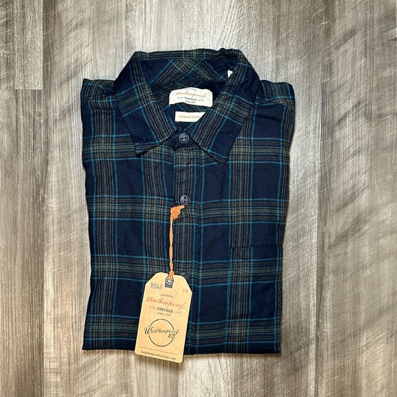 Weatherproof Other - Weatherproof Vintage Luxe Flannel Long Sleeve Button Down Shirt - Small